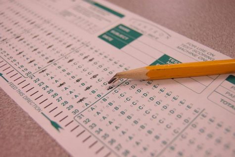 A photo of a scantron, similar to ones used for standardized testing. Photo credits to calicospanish.com for this image.