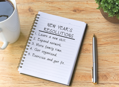 Ringing in the New Decade with New Year’s Resolutions