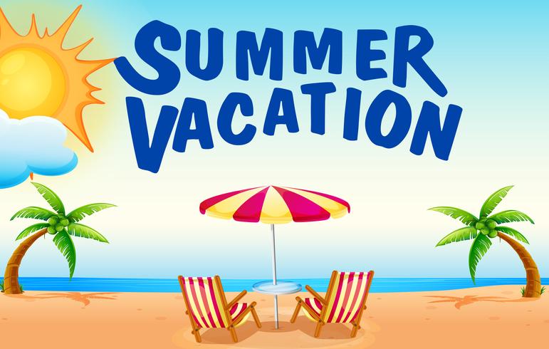vector-summer-vacation-on-the-beach