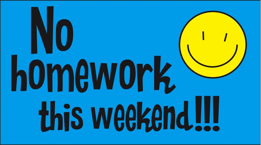 What Do Students Plan to Do on Their Homework-Free Weekend?