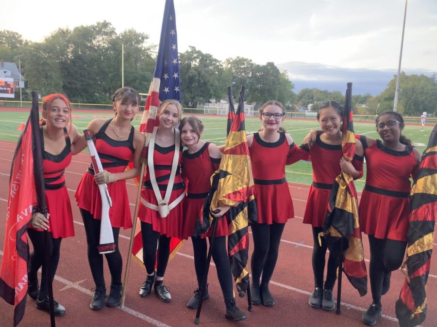 The Emerson Color Guard Team: Welcoming New Members
