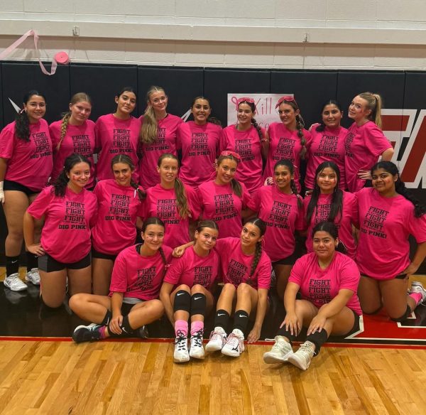 Emerson Girls Volleyball Hosts Dig Pink