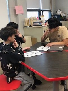 Michael DiBono and Lucas Benefield are eager to learn more from AJ Mendoza.